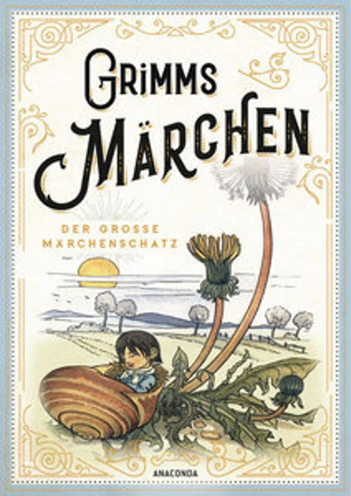 Contes des Frères Grimm Intégrale Illustrée - Dorure à l'Or Véritable