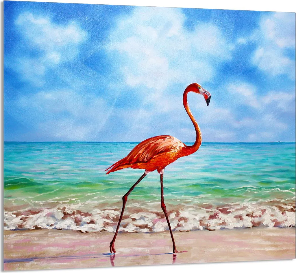 Paraschizzi Professionale Vetro 65x60 Flamingo: Qualità e Durata