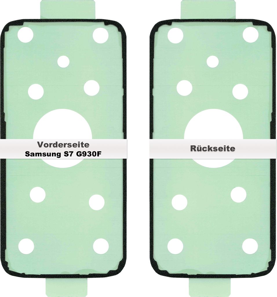 Samsung Galaxy S7 G930F Akkudeckel Klebefolie Kleber Produktbild 