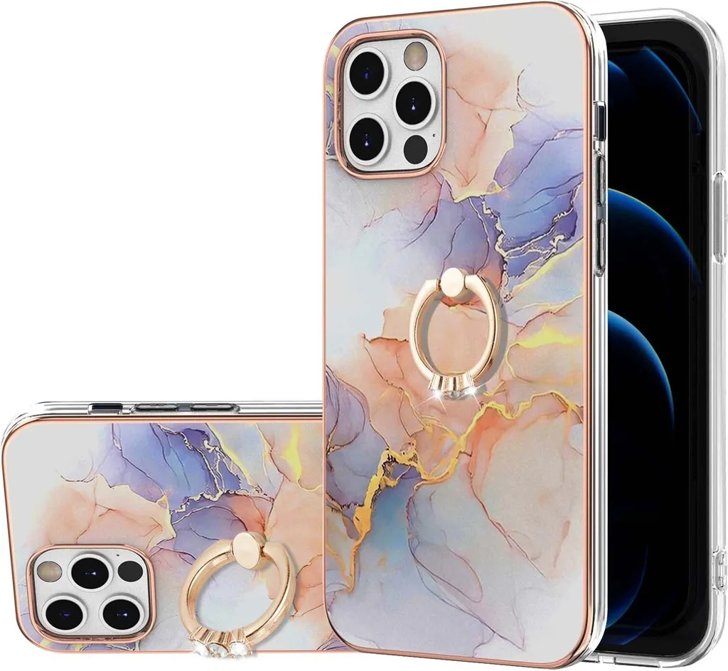 Accessorio iPhone 12 Pro: Cover Grigia con Supporto per Viaggiatori