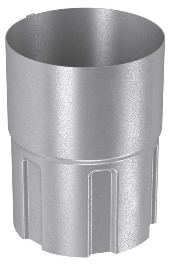 BRYZA Fallrohrverbinder verzinkt Ø 100 mm, Naturzink Produktbild 