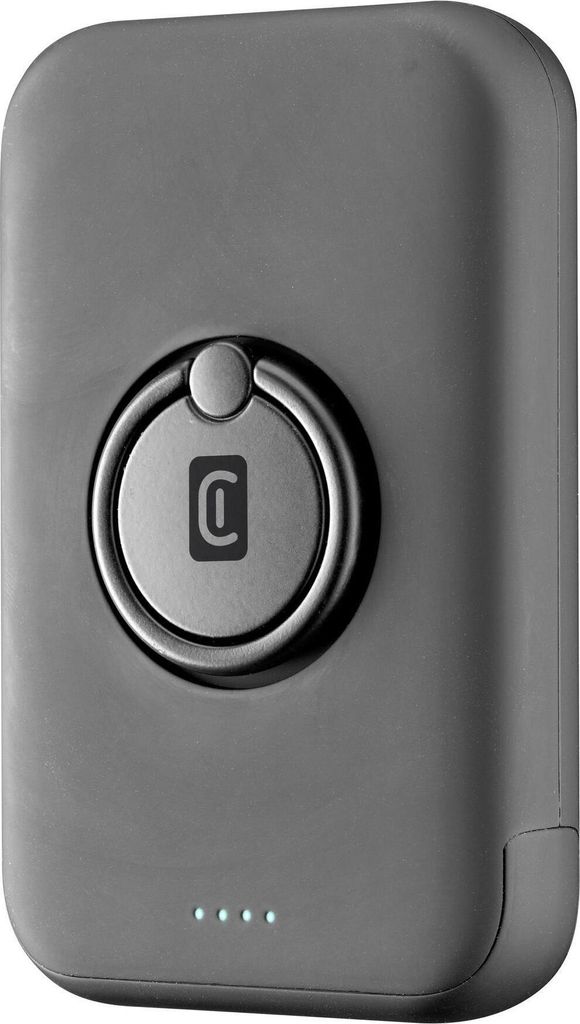 Wireless Powerbank MAG 5000 mAh mit MagSafe Ring (Schwarz) (60013)