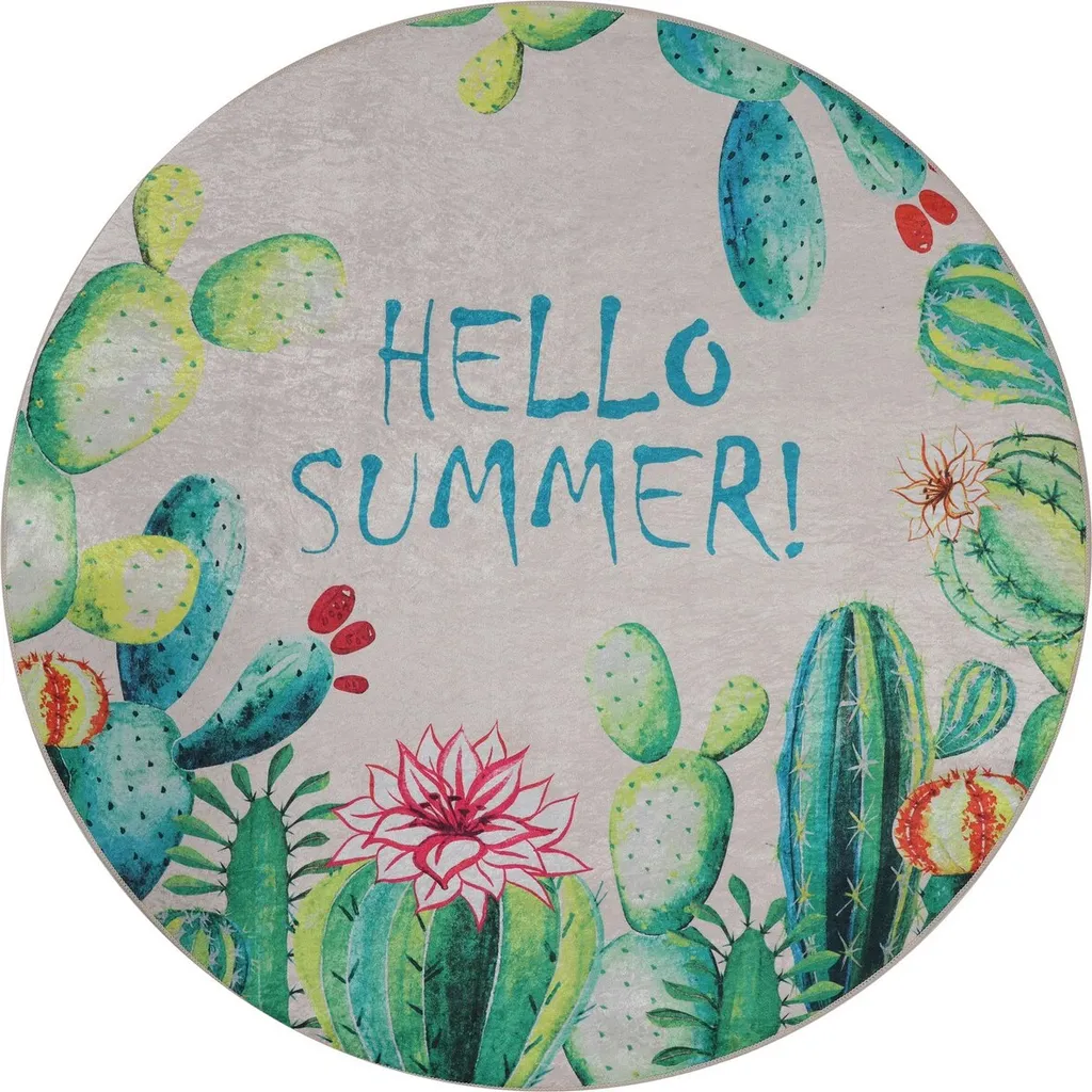 Tapis de bain en velours multicolore haute absorption - Modèle Hello - 5