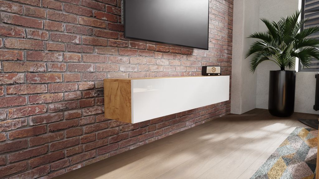 Platan Room Lowboard, Fernsehschrank 105/140/160/210/280cm Produktbild 1