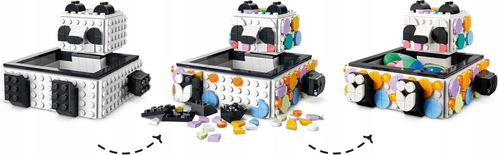 LEGO 41959 DOTS Panda Ablageschale, Bastelset für Produktbild 23