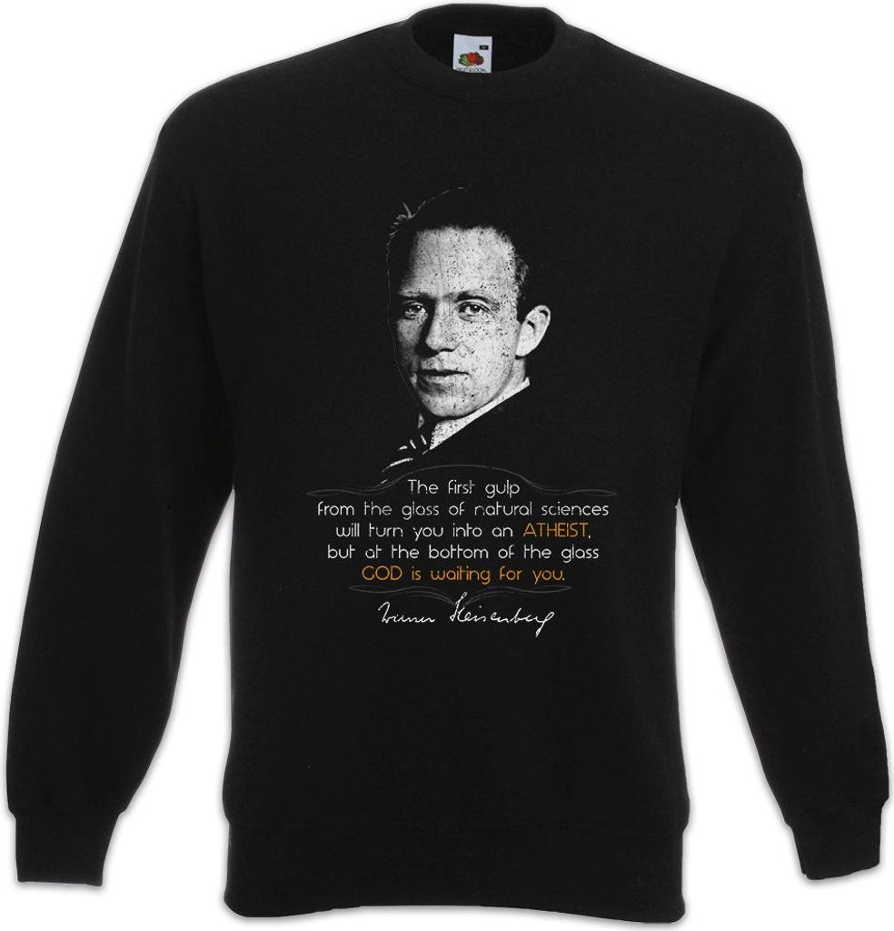 Urban Backwoods Werner Heisenberg The First Gulp, Sweatshirt, Farbe: Schwarz, Größe: 3XL