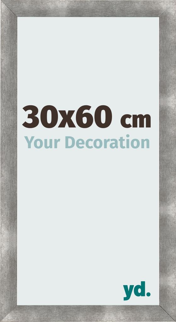 Bilderrahmen, 30x60 cm, Metall Vintage, MDF, Pisa