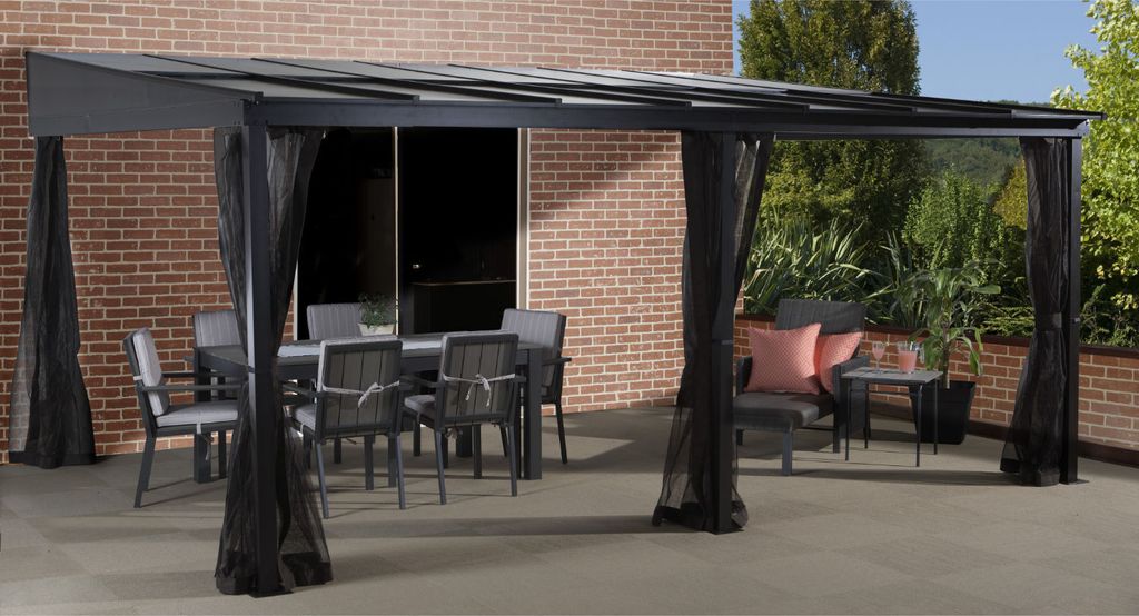 Aluminiowa osłona tarasowa Sojag St. Barth 1216 antracyt Zdjęcie produktu 