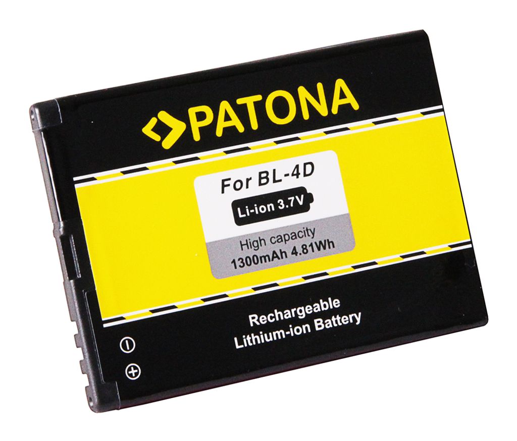 PATONA Akku für Nokia BL-4D 1300mAh 3,7V Li-Ion Mobiltelefon