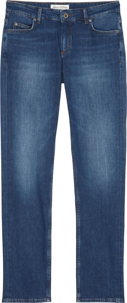 Marc O'Polo Damen Jeans ALBY mit geradem Bein, mittlerer Leibhöhe, Five-Pocket-Stil und moderner Waschung