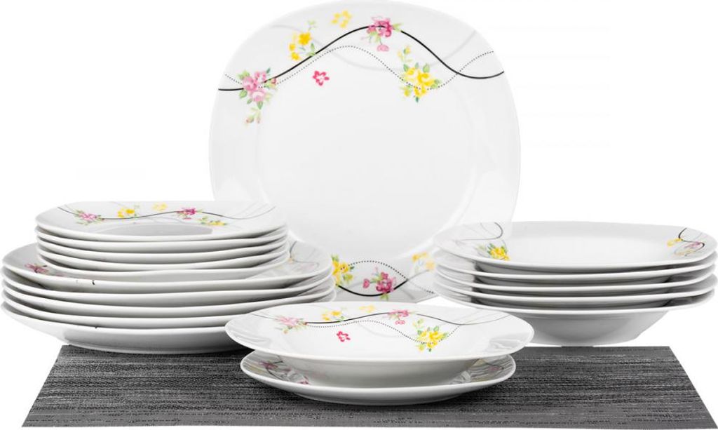 PRIMA DECO AURA Botanica 18-teiliges Tafelset Produktbild 