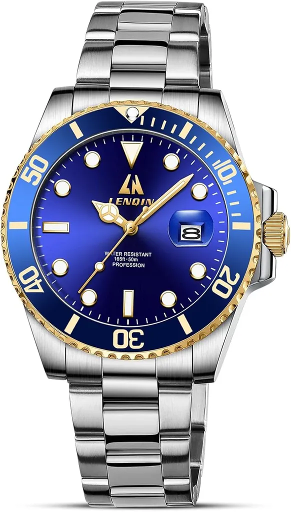 Orologio Uomo Bracciale Acciaio Inox - Precisione Quarzo Impermeabile