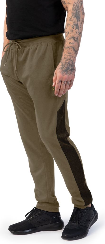 HERO by John Medoox JAMES Herren Sporthose Tapered Fit XXL olive col block
