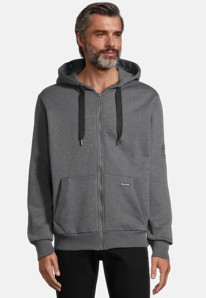 salzhaut Herren Sweatjacke BREKER M Maritime Kapuzenjacke Regular Fit – Kuscheliger Zip-Hoodie aus weichem Baumwoll-Mix – Designed in Hamburg