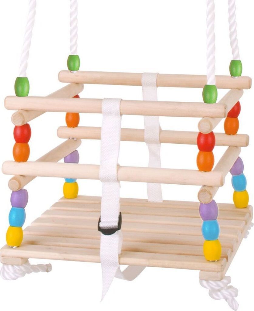 Bigjigs Toys Altalena di perline in legno Immagine del prodotto 