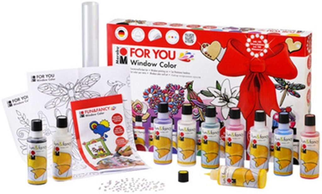 Marabu Window Color "fun & fancy" Set FOR YOU Produktbild 