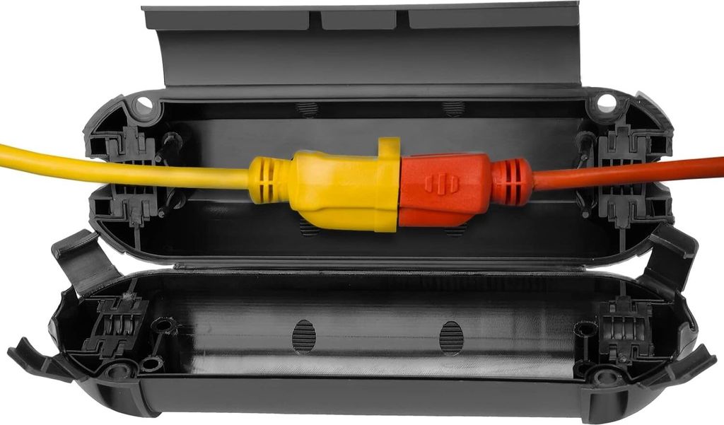 Elektrische wasserdichte Box, IP54 wasserdichte Kabelsafe-Box, Schutzbox für Verlängerungskabel, sicherer Schutz für Verlängerungskabel im Frei...