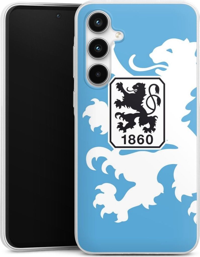 DeinDesign Slim Hülle für Samsung Galaxy A35 5G Silikon Case Ultra Dünn Handyhülle Offizielles Lizenzprodukt TSV 1860 München Wappen