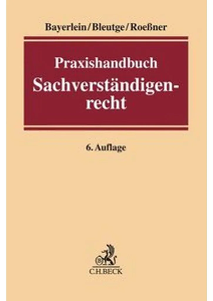 Praxishandbuch Sachverständigenrecht : Analyse et Procédures de l'Expert - 2