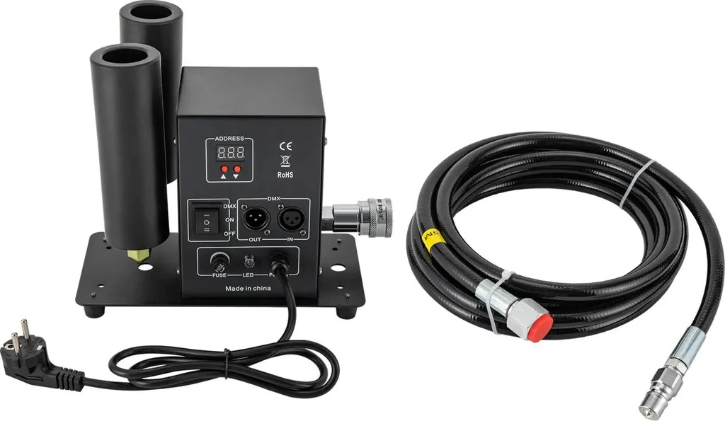 Machine à effet cryogénique CO2 professionnelle DMX 150W double buse