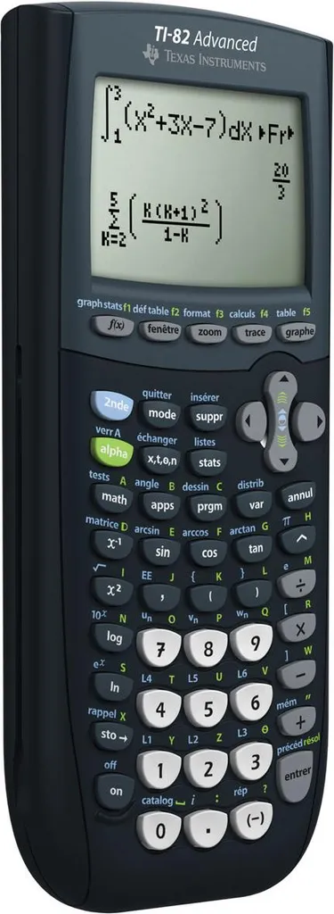 Calculatrice Graphique TI-82 Advanced TI pour Section Scientifique - 3