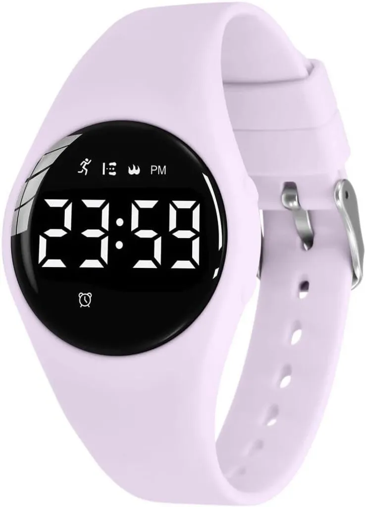 Orologio Digitale Donna Sportivo: Silicone, LED e Cronometro Professionale