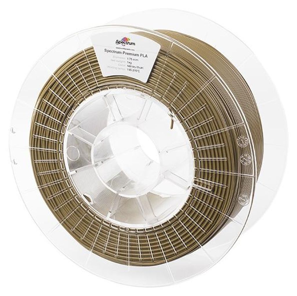 Spectrum 3D Filament, Premium PLA, 1,75mm, 1000g, 80046, militärisch khaki