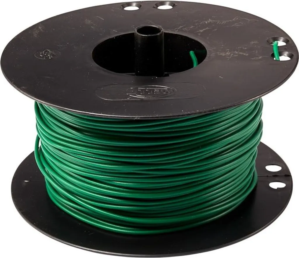 Câble FLY 1,0 mm² Vert en Bobine de 100M pour Câblage Auto et Moto