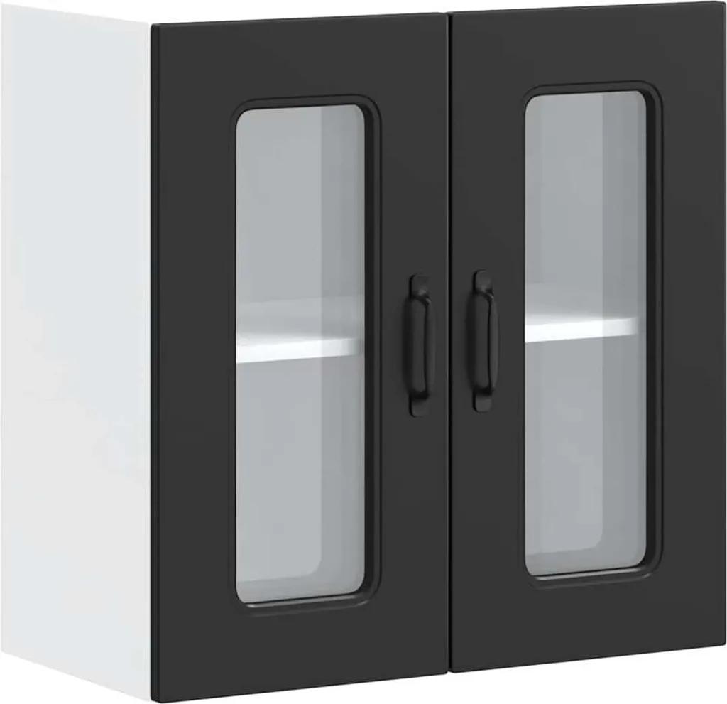 Pensile Cucina Nero 80x31x60 cm Kalmar - Soluzione Salvaspazio vidaXL