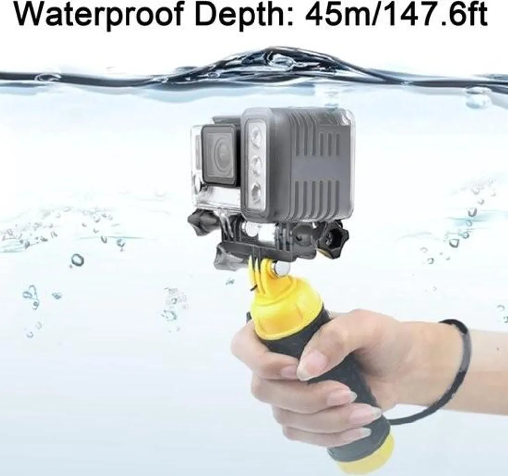 Lampe de plongée LED sous-marine à intensité variable pour Action Cam - 5