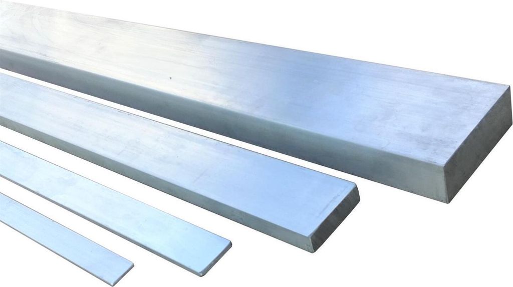 Aluminium Flachprofil AlMgSi0,5 Länge 1500mm (150cm) 70x10