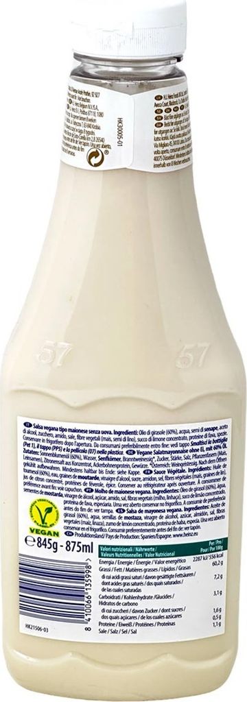 Heinz Mayonnaise Vegan vegane Salatmayonnaise Squeeze Produktbild 6