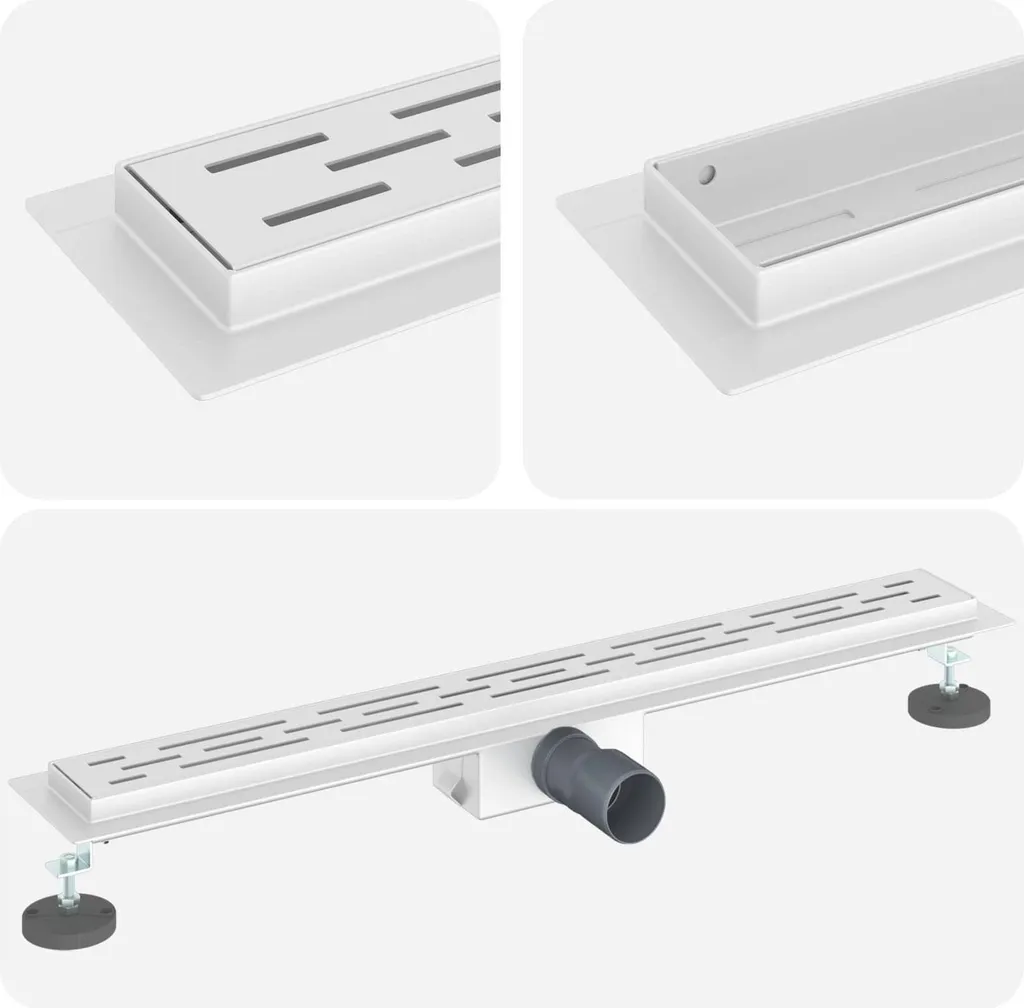 Scarico Doccia Lineare 70cm Acciaio Inox 304 | vidaXL Design Moderno