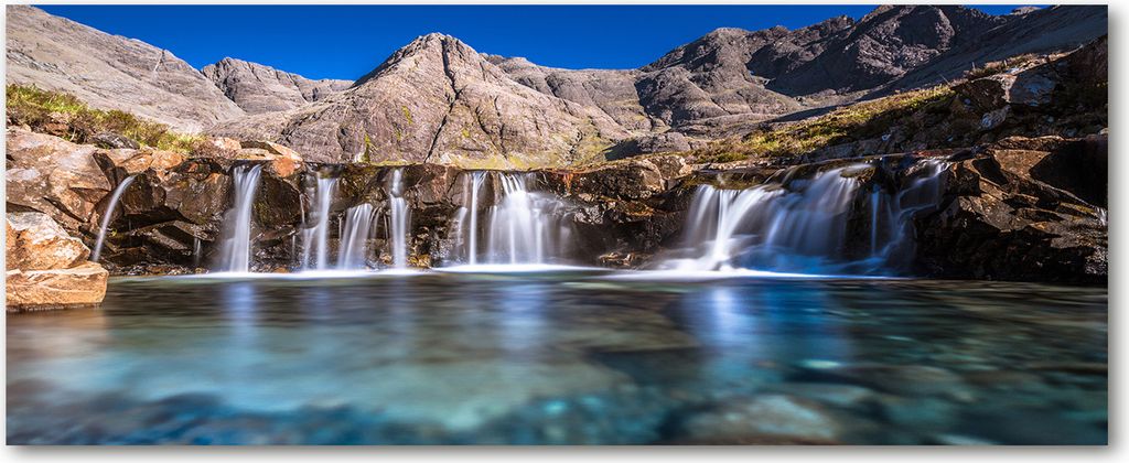 Tulup Glas-Bild Wandbild aus Glas - 125x50 - Wandkunst - Wandbild hinter gehärtetem Sicherheitsglas - Dekorative Wand für Küche & Wohnzimmer ...