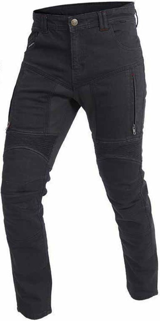 Trilobite Parado Doublelayer Slim Motorrad Jeans, schwarz, 30/32