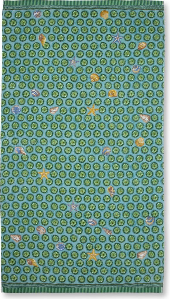 PIP Studio Strandtuch PIP Sea Dots Beachtowel Green 100x180 Grün