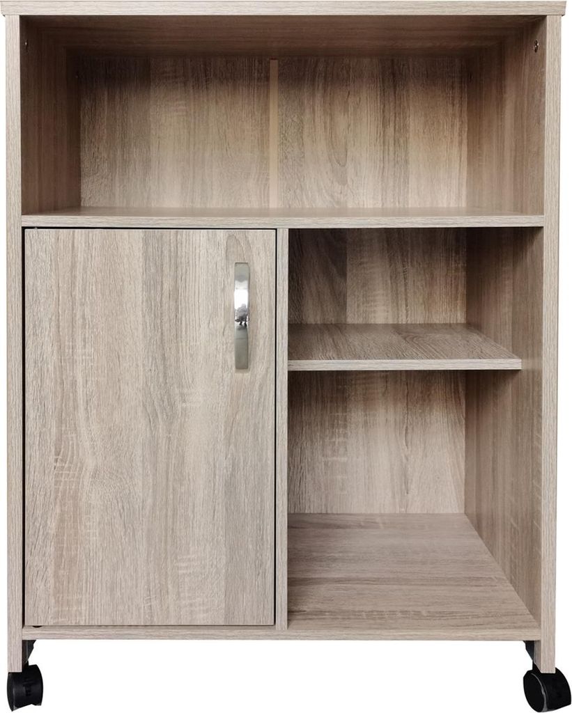 Küchenschrank Blanca Mehrzweckschrank mit Rollen und Produktbild 