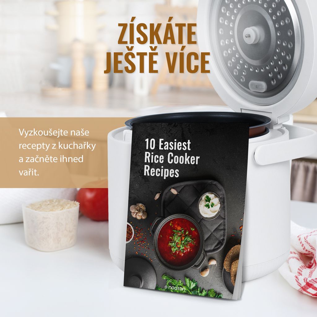 Noaton RC120W, multifunkční rýžovar, 2 l, 6 programů, Obrázek produktu 9