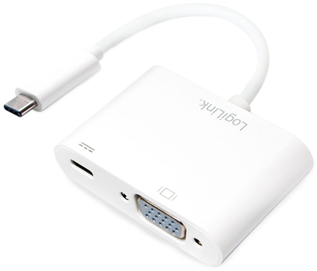 Logilink Adapter USB 3.1 Typ C > VGA,Displayport 1.2