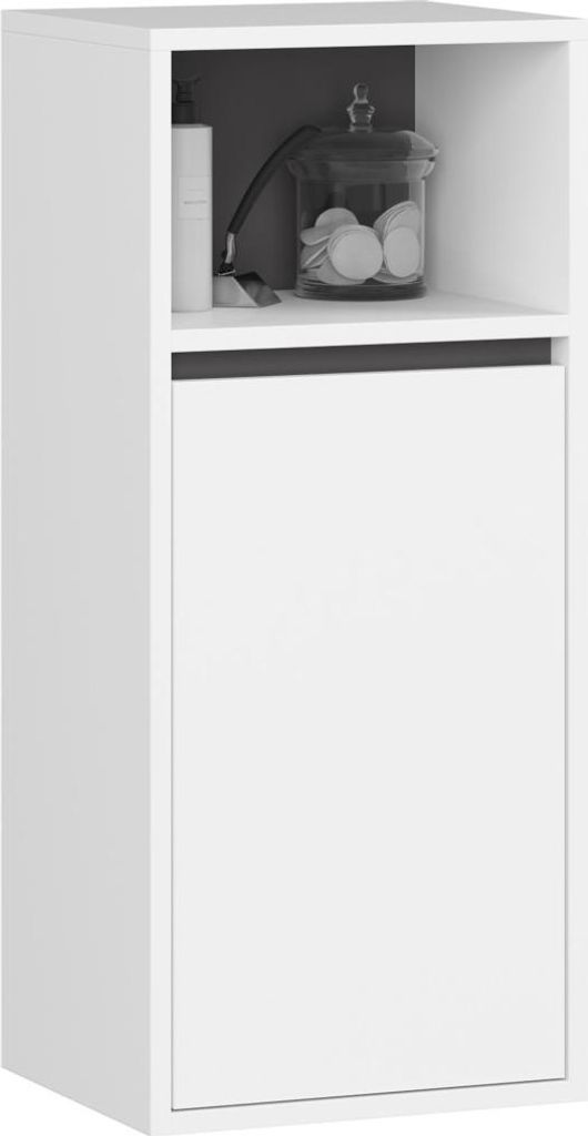 Wand-Badezimmerschrank MARLION – weiß/grau