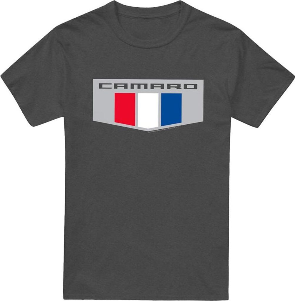 Chevrolet - "Chrome" T-Shirt für Herren/Damen Uni, meliert TV27865 (M) (Holzkohle)