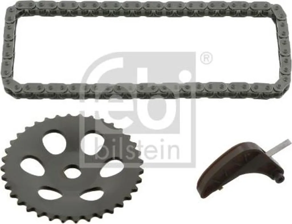 Kit chaîne pompe à huile FEBI 33839 compatible OE 03E109229 Polo Fabia