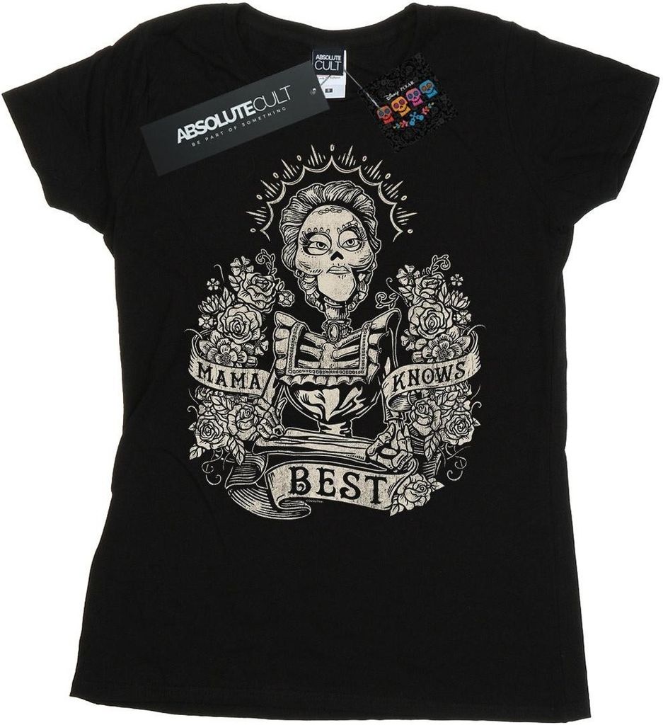 Disney - "Coco Mama Knows Best" T-Shirt für Damen BI14392 (XL) (Schwarz)