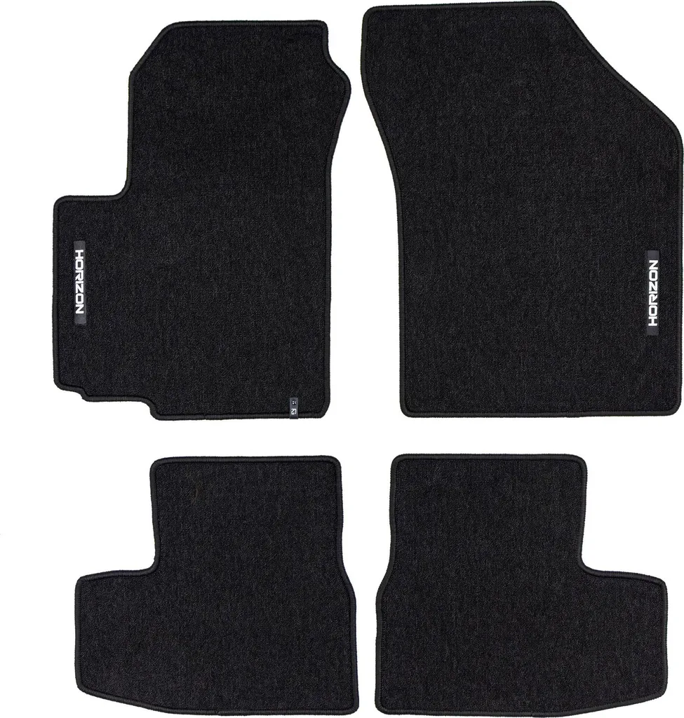 Tappetini Velours per Suzuki Grand Vitara IV 2018-2025 Tappeto auto nero 4 pz