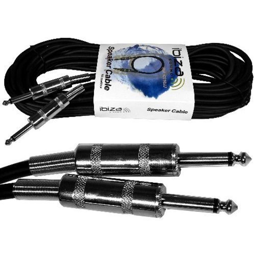 IBIZA CS10JJ LAUTSPRECHERKABEL Klinke/Klinke 10m