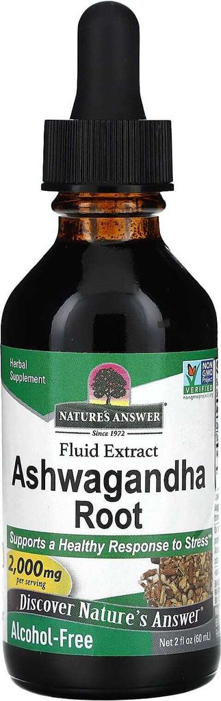Nature's Answer, Ashwagandha Root, Alcohol-Free, 2000mg, 60ml