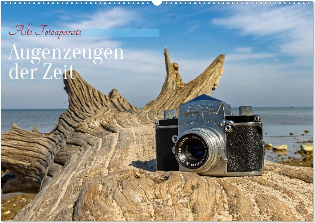 Alte Fotoapparate, Augenzeugen der Zeit (Wandkalender 2027 DIN A2 quer), CALVENDO Monatskalender