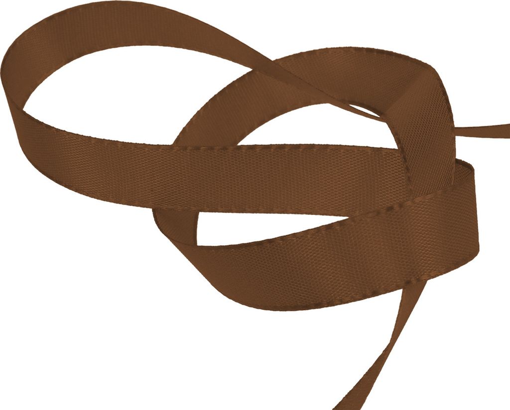 Geschenkband Dekorationsband Braun 15mm x 50m DIY Basteln