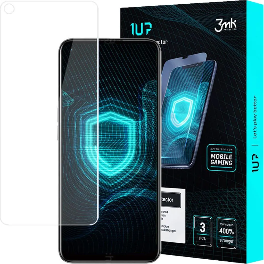 Protezione Oppo A11S 3Mk 1Up | Kit 3 Pellicole Gaming Anti-Impronta