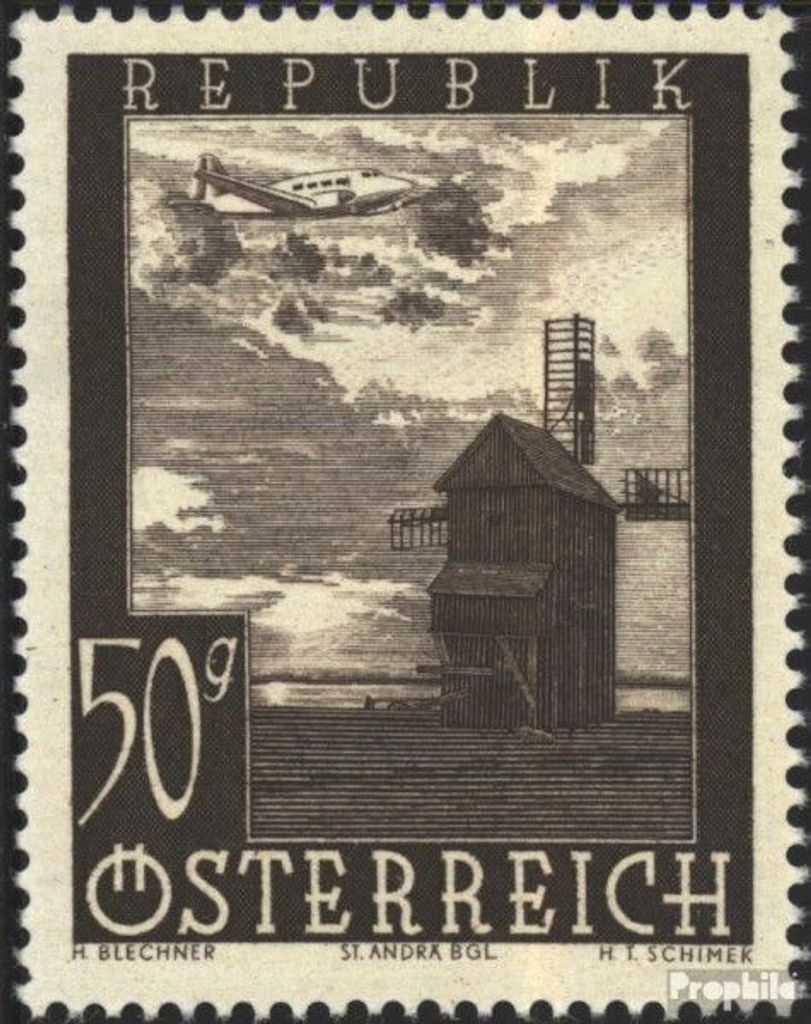 Briefmarken Österreich 1947 Mi 822 postfrisch Landschaften